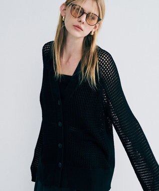 uncrave メッシュニット カーディガン