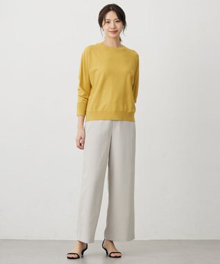 J.PRESS LADIES VIGODA ドルマンスリーブ ニット イエロー系