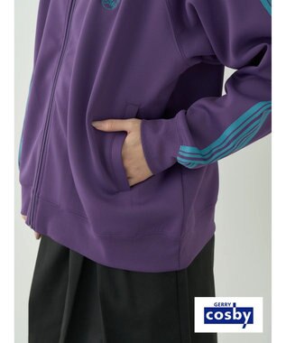 earth music&ecology Ｃｏｓｂｙ×ｅａｒｔｈ　トラックジャケット Deep Purple