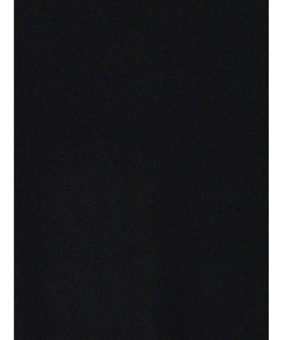 Te chichi スカーフカラーハーフスリーブニット ブラック