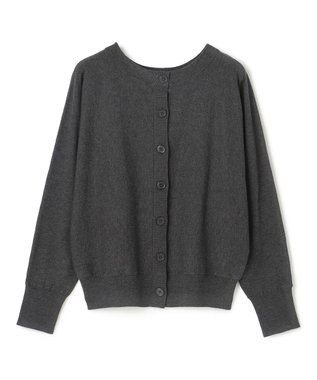 UNFILO マイビューティニット 2WAYカーディガン チャコール
