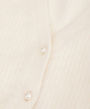 Maison de FLEUR フェザーヤーンカーディガン Ivory