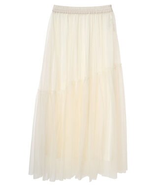 Green Parks ・ＥＬＥＮＣＡＲＥ　ＤＵＥ　２ｗａｙチュールキリカエスカート Ivory