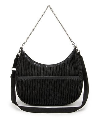 LeSportsac CHAIN CROCHET N/S HOBO/ブラッククロシェ ブラッククロシェ