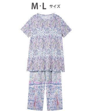 tsumori chisato SLEEP ツモリチサト パジャマ ベア天竺素材(トップス) 綿100%(ボトム) 4分袖 9分丈 レディース UDT113 /ワコール
