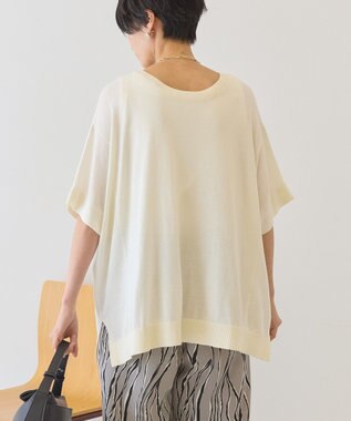 AMERICAN HOLIC 【前後2WAY】ポンチョニット Ivory