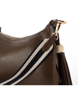 UNBILLION cachecache ウッドボールタッセルショルダー チョコ