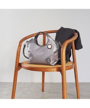 PELLE BORSA 2WAYハンドバッグ Alive アライブ 9085 ガンメタ