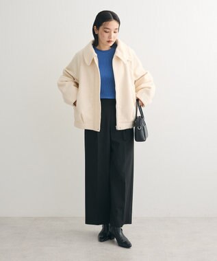 Green Parks ２ＷＡＹカラーコクーンブルゾン Ivory