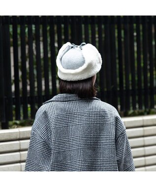 林八百吉商店 un chapeau バスクアビエイター グレー