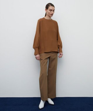 BEIGE， 【S-size】BRISSAC / プルオーバーブラウス Camel