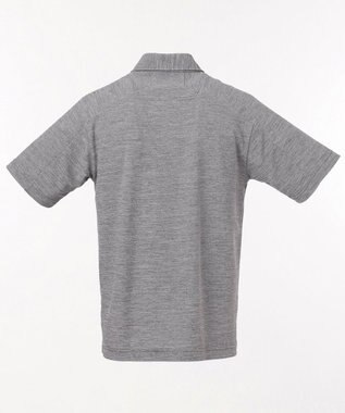 JOSEPH ABBOUD MOUNTAIN クールスキン鹿の子 ポロシャツ ライトグレー系