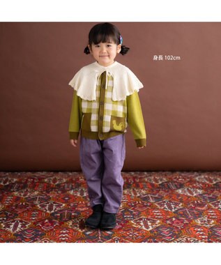 ami amie レース風付け衿　親子兼用OK オフ