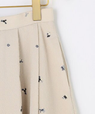 組曲 【先行予約・WEB限定】ミニフラワーエンブロイダリー スカート ベージュ系7