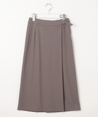 J.PRESS LADIES S 【洗える】 Hari-Puru jersey スカート ブラウン系