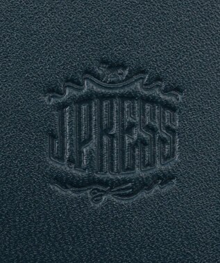 J.PRESS MEN 【MORPHO×J.PRESS】スムースヌメ 二つ折り財布 ネイビー系