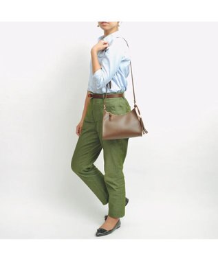 UNBILLION cachecache ウッドボールタッセルショルダー チョコ