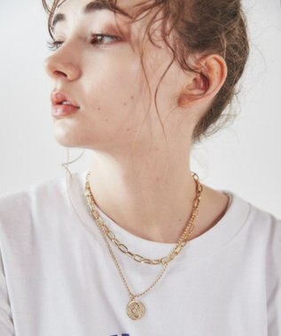 WEGO 【ANGIE VINTAGE】レイヤードネックレス 柄1