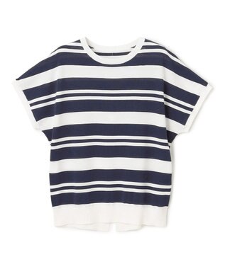 UNFILO スゴ機能美 コンパクト ニット [NEW]ランダムボーダー(オフ×ネイビー)