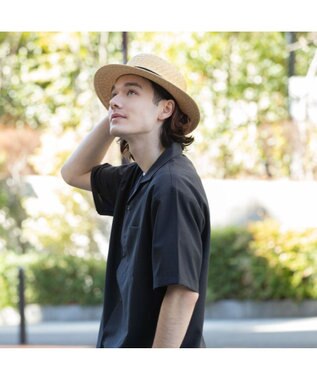 林八百吉商店 un chapeau　カンカン帽 ナチュラル