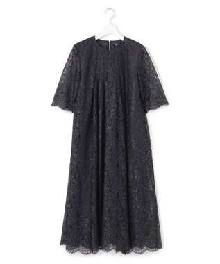 23区 【APPLAUDIR】ブライトフラワーレース ドレス スレートグレー系