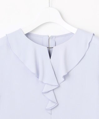 ANY SIS フリル ブラウス ライトブルー