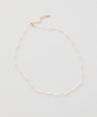 earth music&ecology プチビーズＭＩＸネックレス Gold