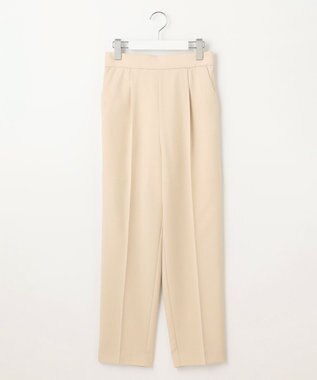 Feroux 美シルエットカラーテーパード パンツ アイボリー系