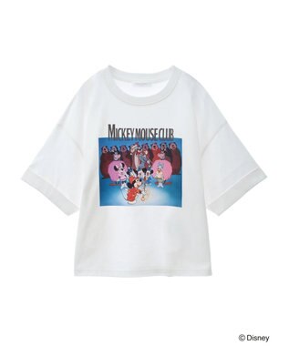 Green Parks ミッキーマウスクラブハウス／フォトプリントＴＥＥ Off White