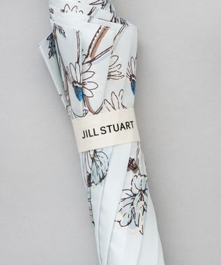 AURORA 【 JILL STUART（ジル スチュアート）】ボタニカルプリント雨傘(長傘) ペールブルー