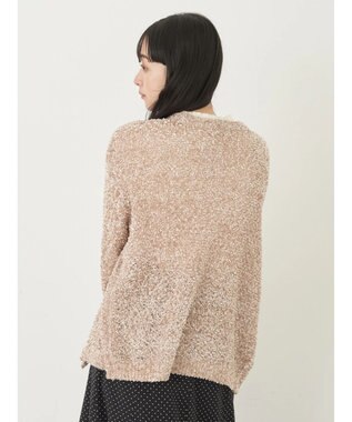 earth music&ecology ぽこぽこヤーンカーディガン Beige