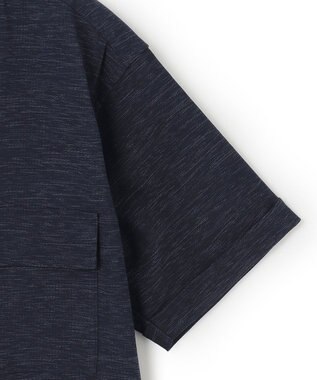 JOSEPH HOMME スムーススラブストレッチ　CPOシャツ ネイビー系