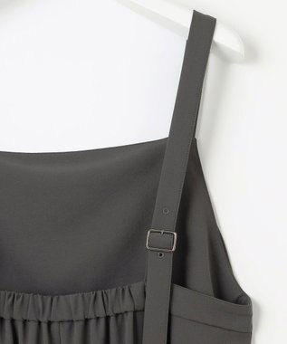 J.PRESS LADIES L 【WEB限定カラーあり・洗える】Lightジョーゼット キャミ ワンピース グレー系