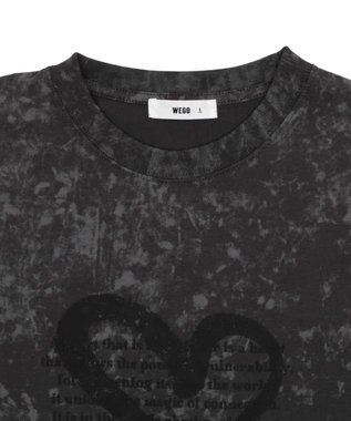 WEGO スノーパターングラフィックT（SS） ダークグレー