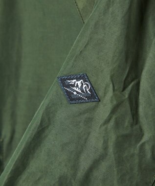 JOSEPH ABBOUD MOUNTAIN 【軽量/ワックスコーティング・テ―ム・ヤルビー氏コラボ】ワックスクロス プリント ブルゾン カーキ系