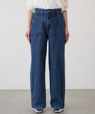 AMERICAN HOLIC ベイカーデニムパンツ