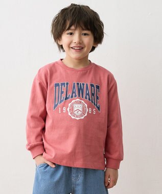 ANY KIDS ロゴプリント 長袖Tシャツ