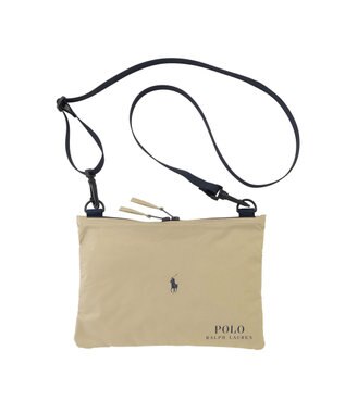 MOONBAT POLO RALPH LAUREN（ポロ ラルフ ローレン）ポロポニー マルチ傘袋 レインバッグ 無地 吸水生地／撥水 透湿 キャメル