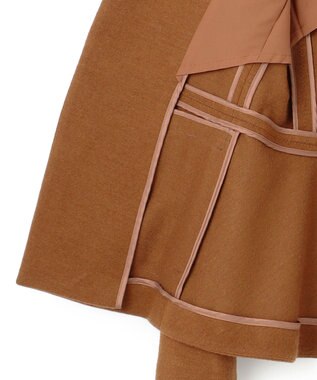 BEIGE， 【S-size】MAZARINE / ノーカラージャケット L.Brown