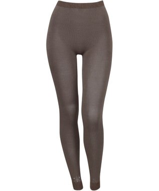 Wing あったかオーバーパンツ 薄手 軽いはきごこち やさしい肌あたり 足首丈 秋 冬 ER0793 ウイング／ワコール ブラウン