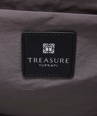 TOPKAPI 【TREASURE TOPKAPI】ナイロン レザー ハンドル A4 トートバッグ チャコールグレー