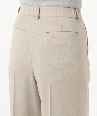 自由区 【イージーケア/セットアップ対応】サマーセットアップ ワイドパンツ ベージュ