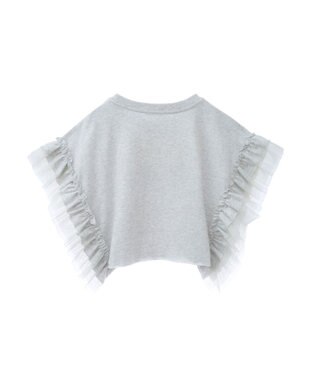 Green Parks ミッキーフレンド／袖フリルショート丈ＴＥＥ Oatmeal