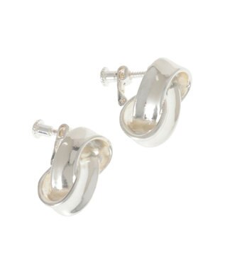 AMERICAN HOLIC メタルクロスイヤリング Silver