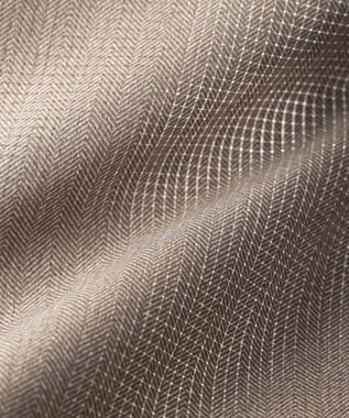 GOTAIRIKU 圧倒的清涼感・８つの夏機能【接触冷感/通気性/軽量/撥水…等】クールドッツ セットアップジャケット_ヘリンボーンプリント（25年モデル） ベージュ_ヘリンボーン柄