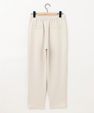 SHARE PARK LADIES 【洗える】ストレッチポンチ テーパードパンツ アイボリー系