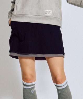 PW CIRCULUS 【蓄熱裏地】【WOMEN】バイカラースカート ゴルフウェア レディース