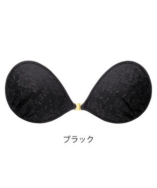 BRADELIS New York 【NuBra / ナチュラルタイプ】ヌーブラ・エアーライト ノエジア  蒸れにくい バックレス コレクション デザインヌーブラ 正規品 ブラック