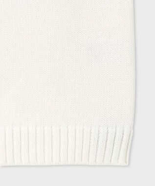 Paul Smith コットンアイレット ショートスリーブ カーディガン ホワイト