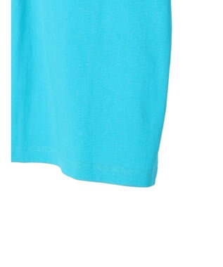 earth music&ecology バックディティールロゴＴＥＥ Blue Green